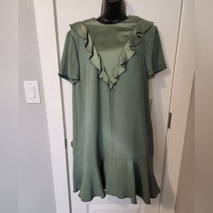 RED Valentino Sage Green Dress
